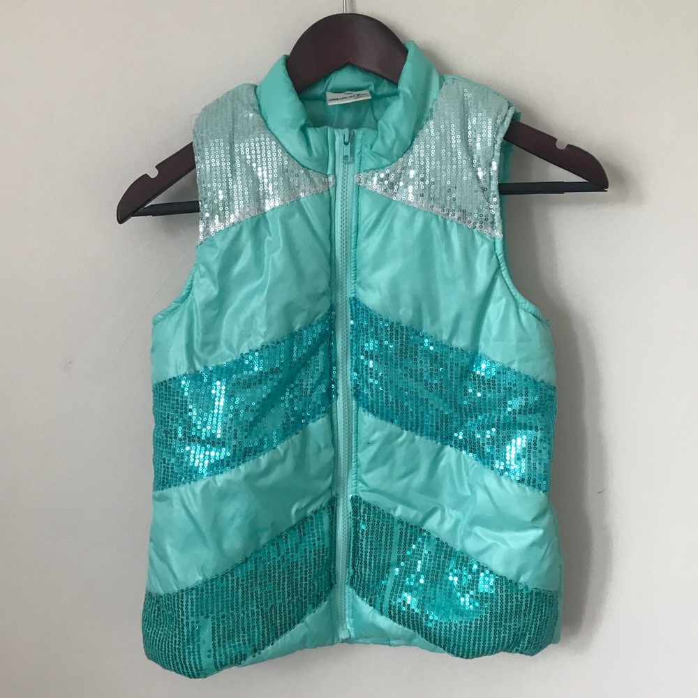Blue Puffer Vest